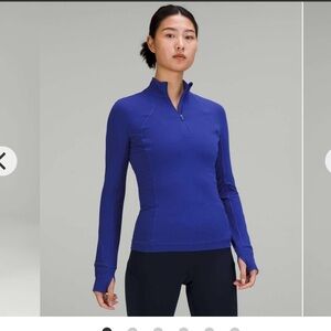 Lululemon It’s Rulu Run Half Zip Pullover Size 10 in “Psychic”